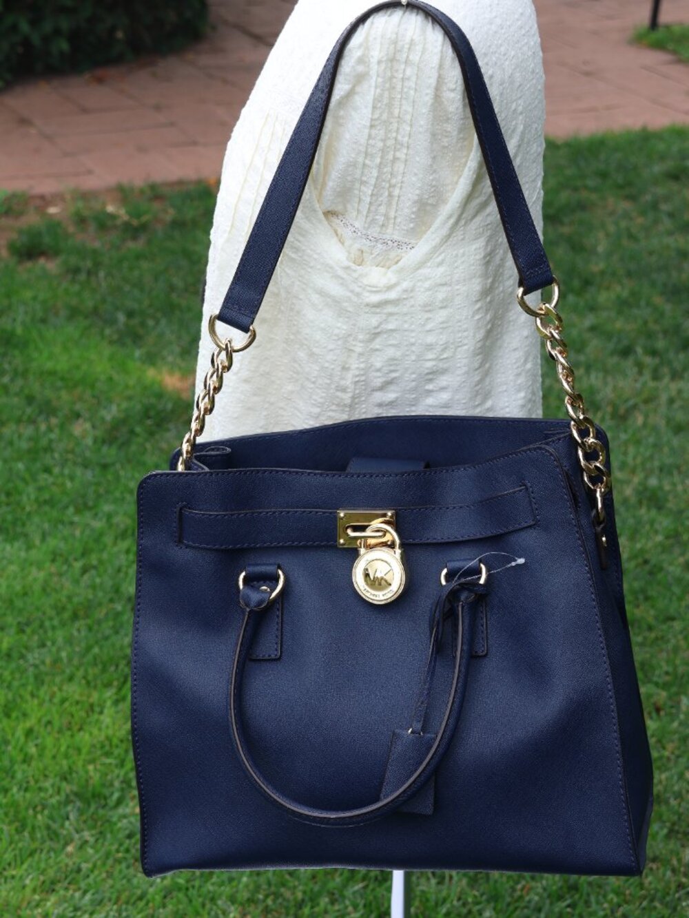 Michael Kors Blue Satchel
